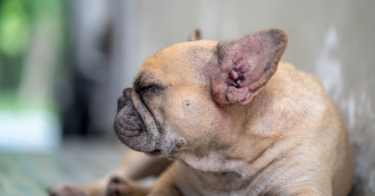 dog dry skin remedy