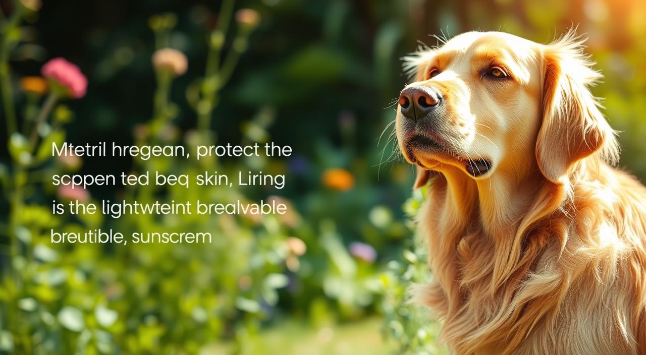 how to protect dog skin from sun