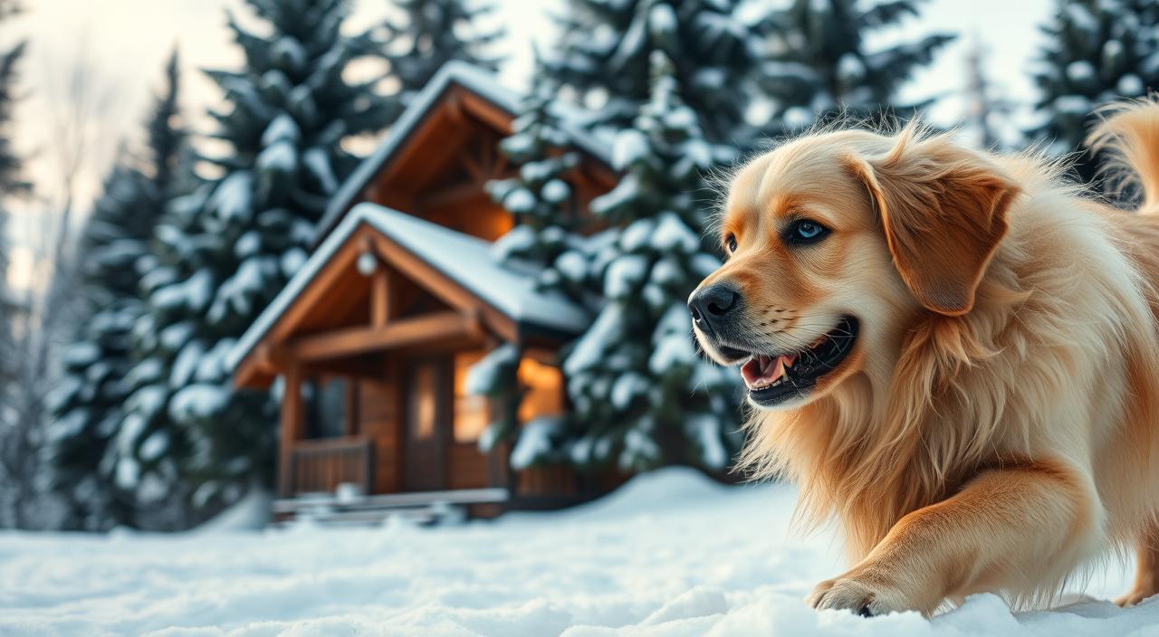 how to protect dog's coat in winter