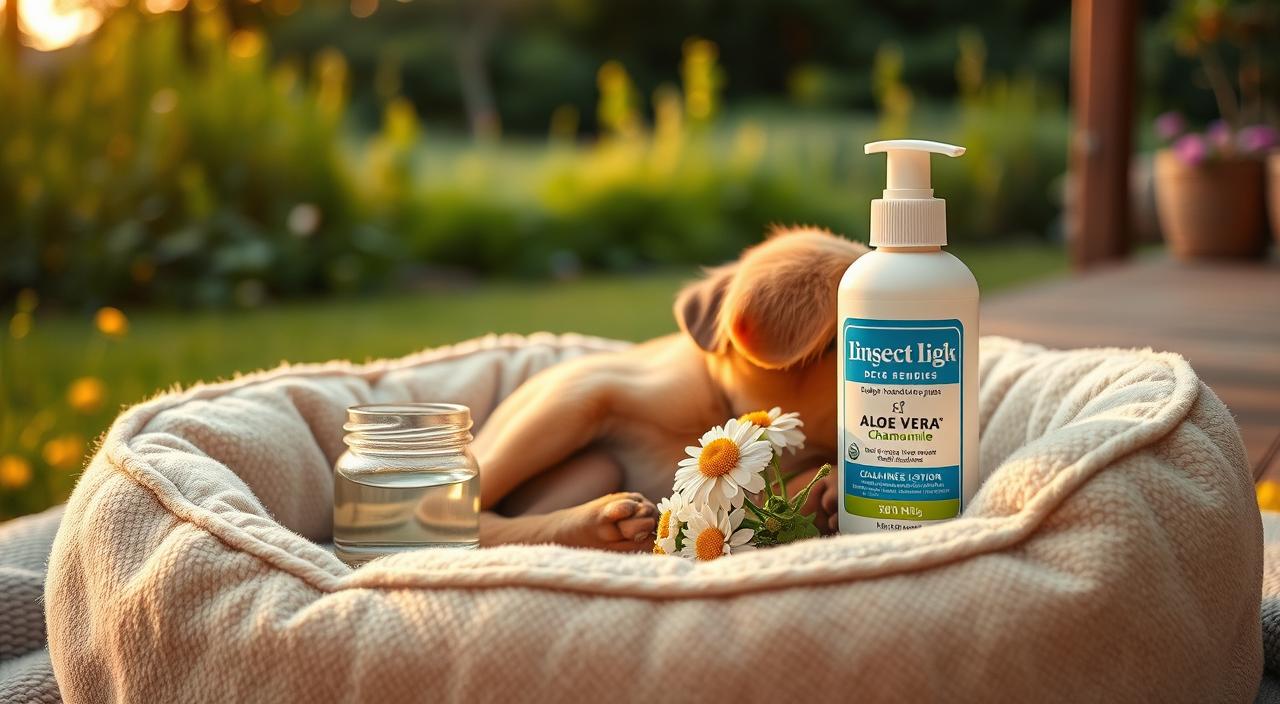 how to soothe dog insect bites