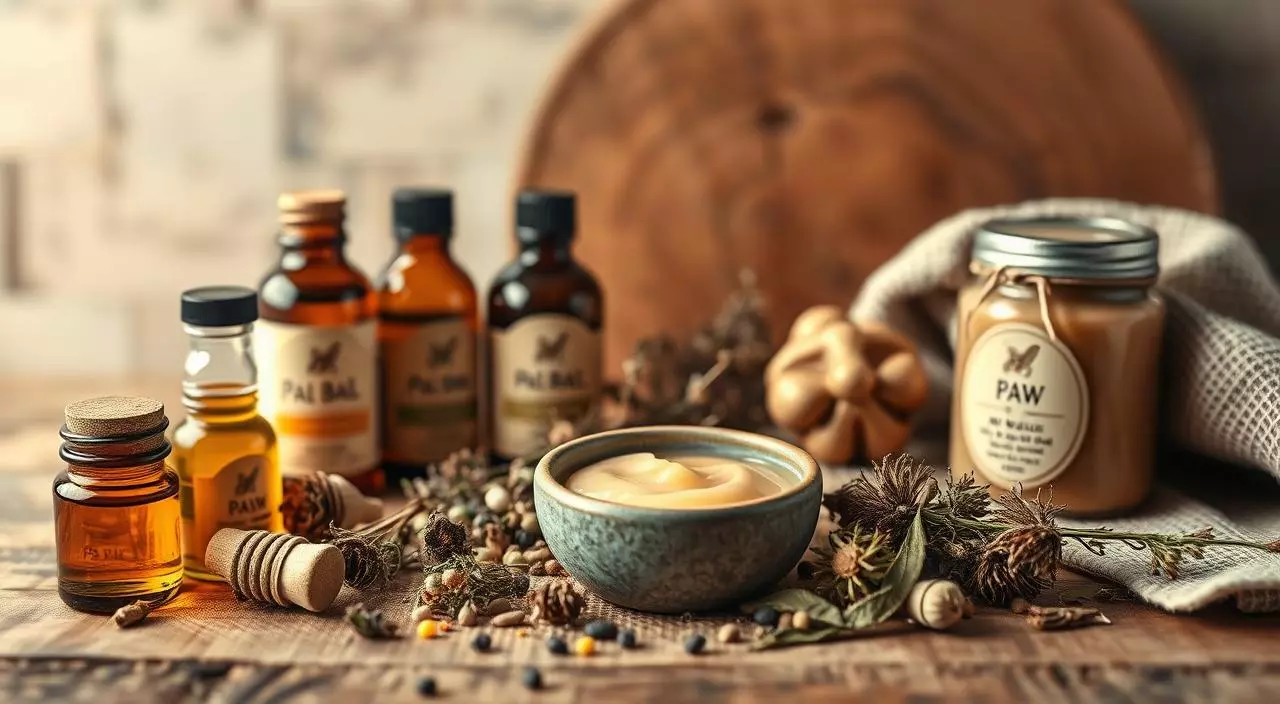Natural Paw Balm Recipes for Dogs
