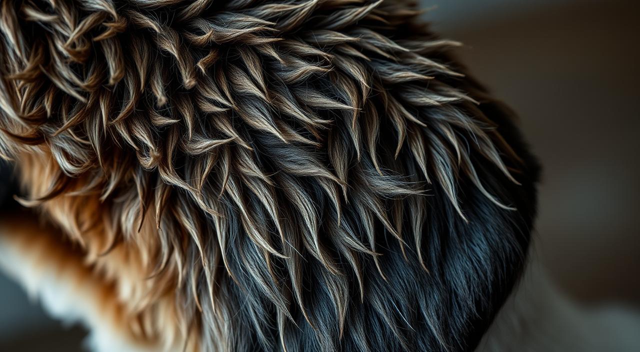 why dog's coat is dull