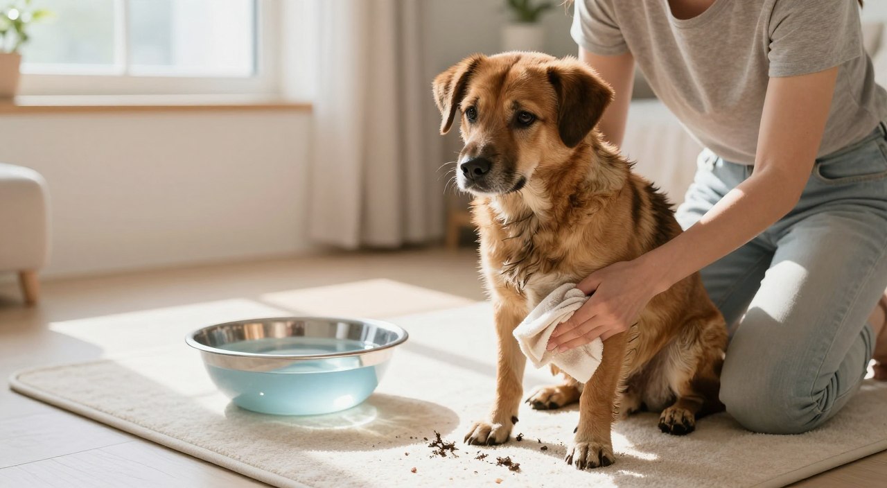 How to Clean Muddy Dog Paws