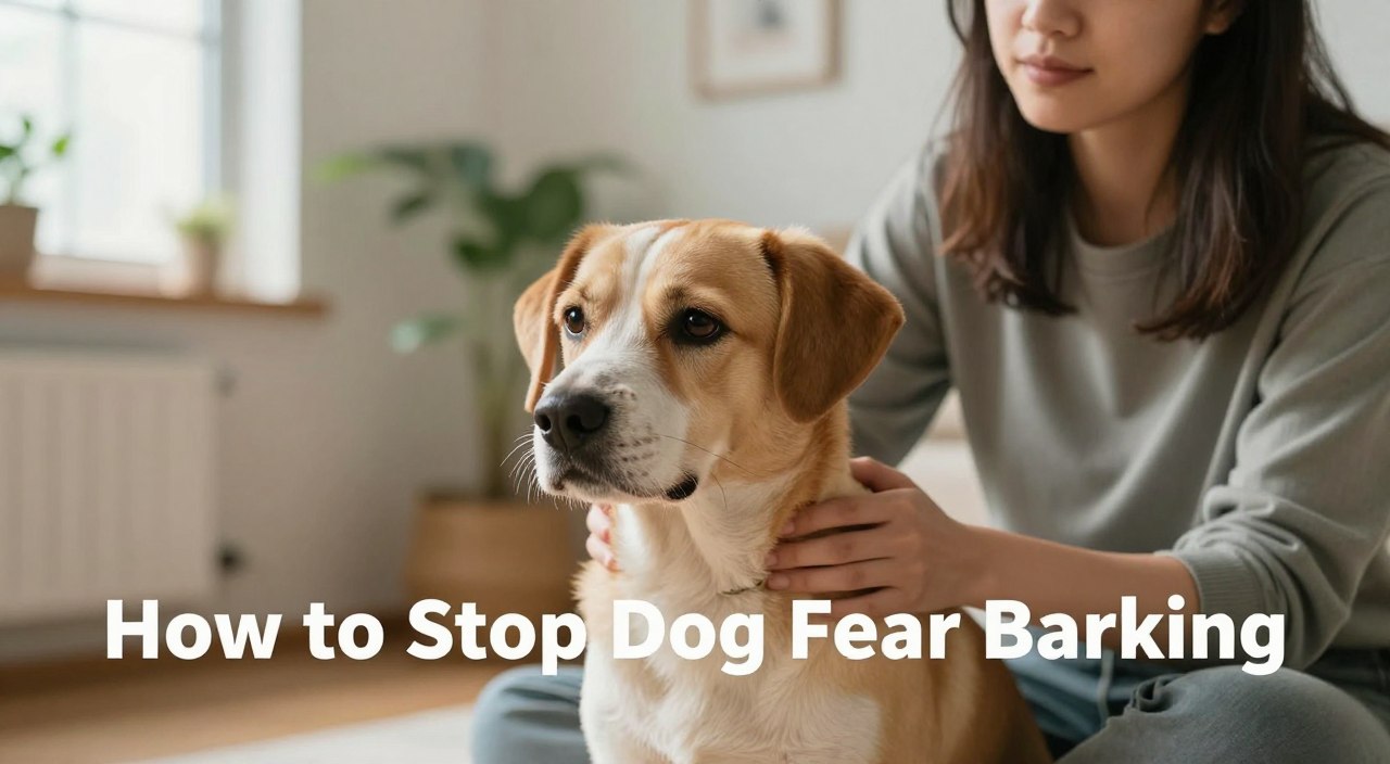 how to stop dog fear barking